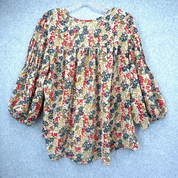 Urban Outfitters Tops - Urban Outfitters Pins & Needles Peasant Boho Cottagecore  Flowy top Size Medium‎
